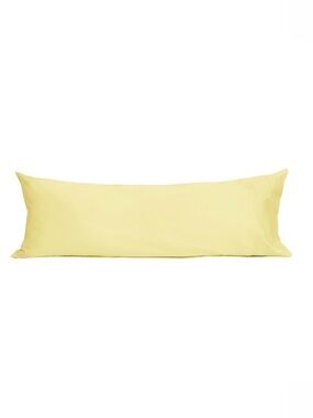 YELLOW Body Pillow Cover 100% Cotton